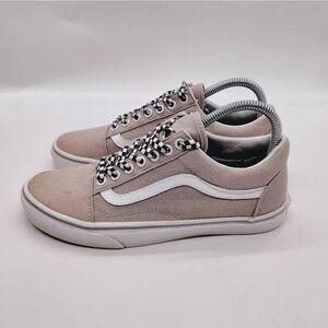 Vans Off The Wall Casual Fashion‎ Sneakers Womens Size 8.5 Grey Shoes Skateboard
